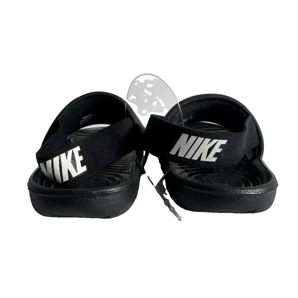 Nike Kawa Toddler Sandals Black White Slides Size 4C BV1094-001